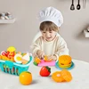 New 17/25/35/68PCS Simulation Children's Kitchen Food Cutting Toy Set Food Cutting Fruit and Vegetable Toys Children's Gifts 2