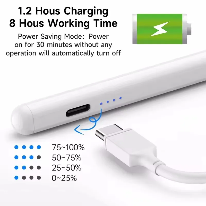 Universal Stylus Pen For Android IOS Windows Touch Pen For iPad Apple Pencil Huawei Lenovo Samsung Phone Xiaomi With Box