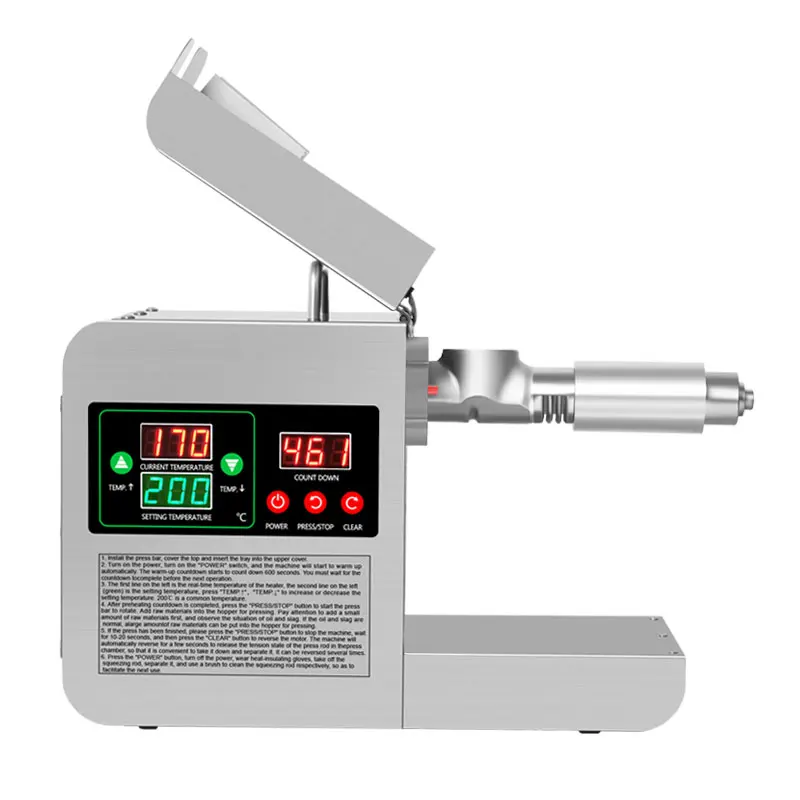 Economic And Efficient Edible Cooking Oil Making Small Rapeseed Oil Press Machine 3
