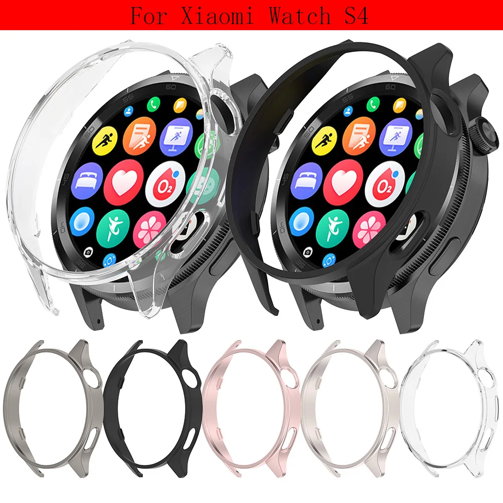 Durable Shockproof Smartwatch Bumper Shell - Transparent Hollow Case