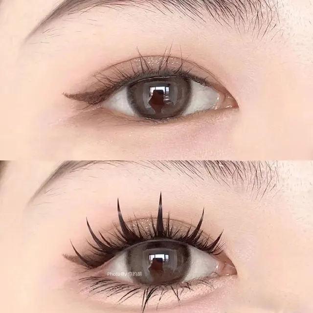 자연스러운 볼륨과 매력을 겸비한 3D 솜털 단일 클러스터 인조 속눈썹