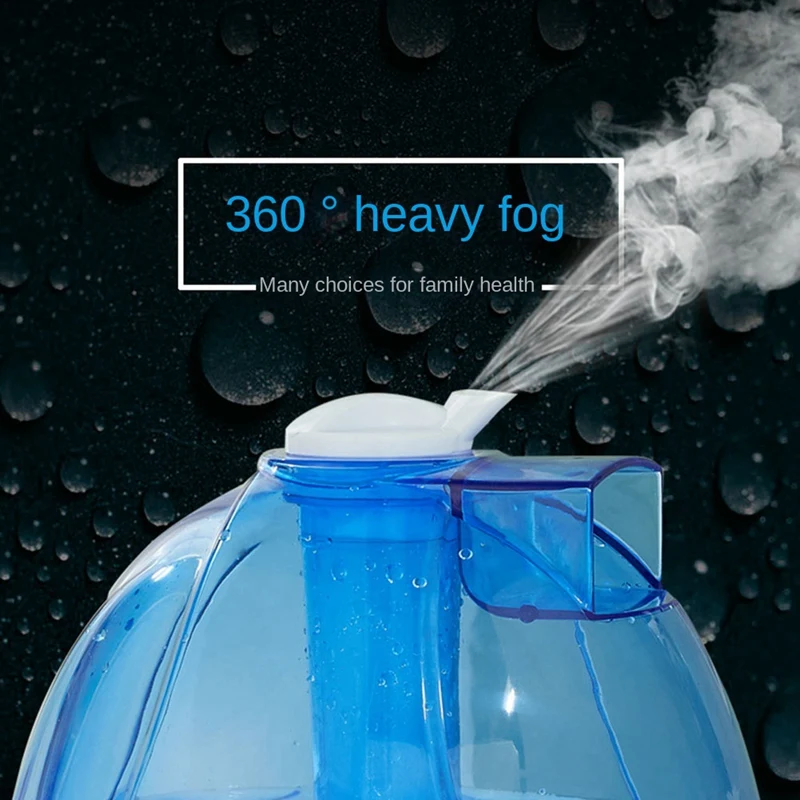 

Cool Mist Air Humidifier 2.5L Quiet Ultrasonic Humidifiers For Bedroom & Large Room-Adjustable-360° Rotation