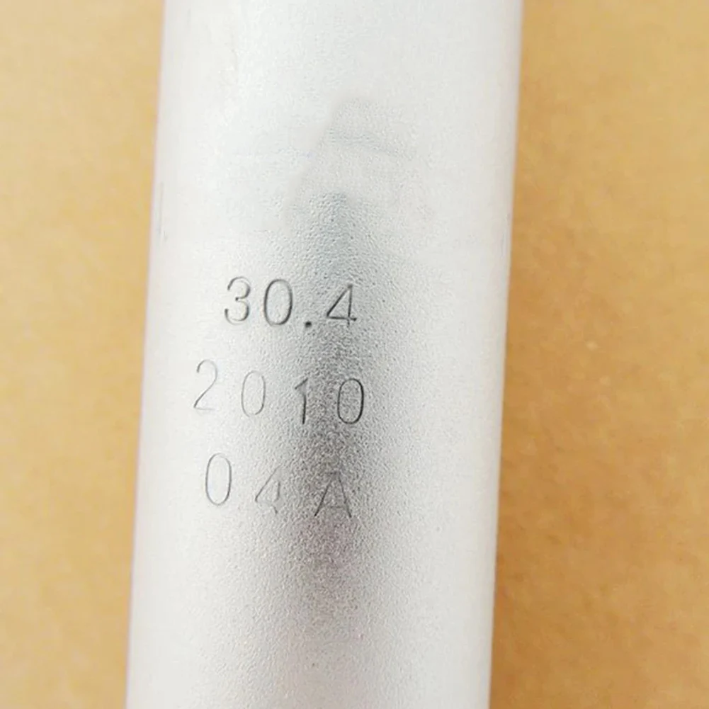 Seatpost White Seat Tube 3.04cm 50cm White Bicycle Seatpost Folding Bicycle Aluminum Alloy-Folding Accesseries