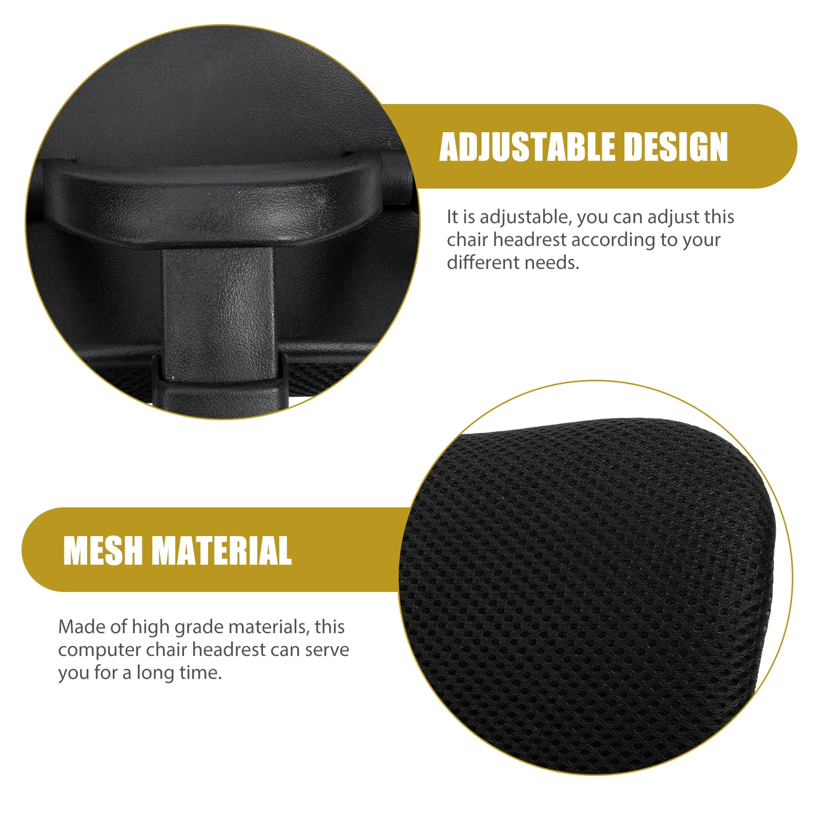 Office Chair Accessories Chair Headrest Pillow Office Chair Headrest Adjustable Computer Chair Headrest Computer Cushion Rest Retrofit Lift Neck Pillow Swivel Mesh