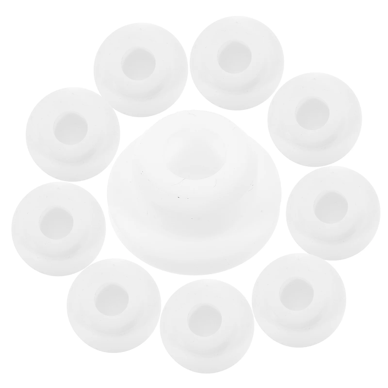 

10 Pcs Drain Cover Washbasin Overflow Sealing Side Hole Plug Bathroom Cabinet Sink Full Water Outlet Round (20mm) 10pcs Plastic