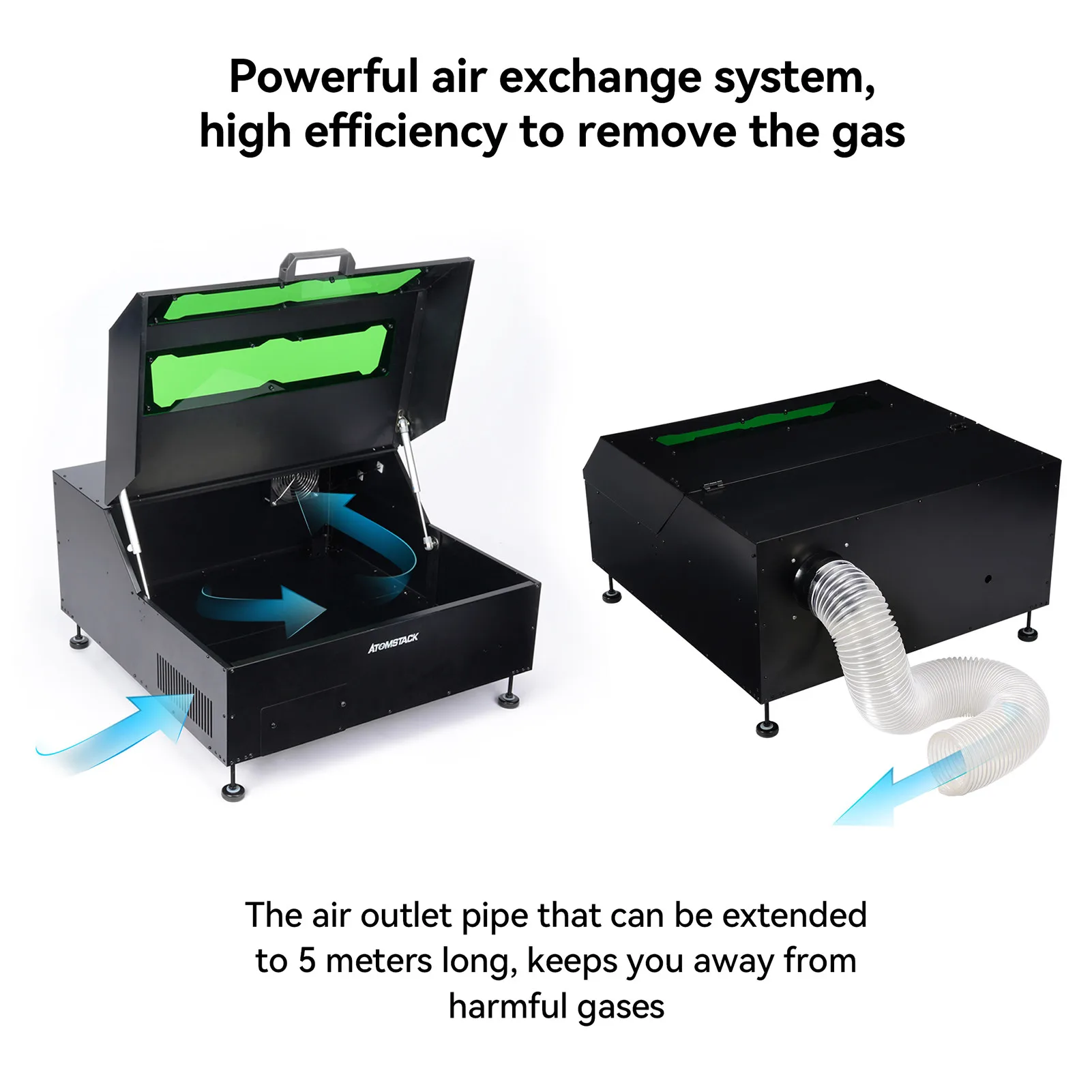 Purificateur D'air Avec Filtre À Poussière Hepa Pour Machine À Graver Au  Laser Co2, Triple Filtre À Haute Efficacité - Laser Machine De Gravure -  AliExpress