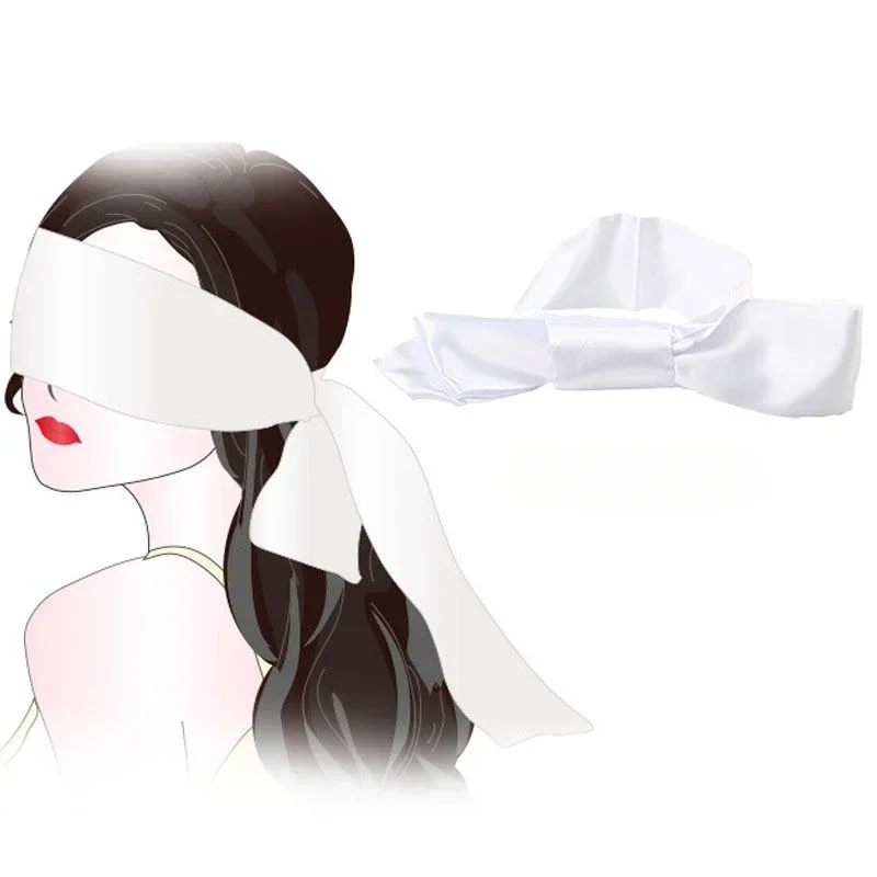 silk eye mask Silk Eye Cover Eye Patches Silk Ribbon Satin Sleep Mask for Women