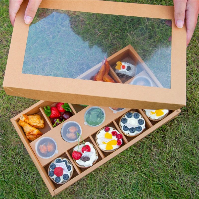 Large Capacity Disposable Packaging Boxes for Cakes, Desserts, Fruits, Picnic Treats, O... - SKU DPB01156 - UGI Packaging