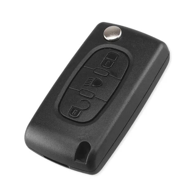 KEYYOU HU83 CE0536/0523สำหรับPeugeot 107 207 307 308 407 408 Partner Citroen C3 C4 C5 C6 berlingo Picasso Xsaraกุญแจรถ 5