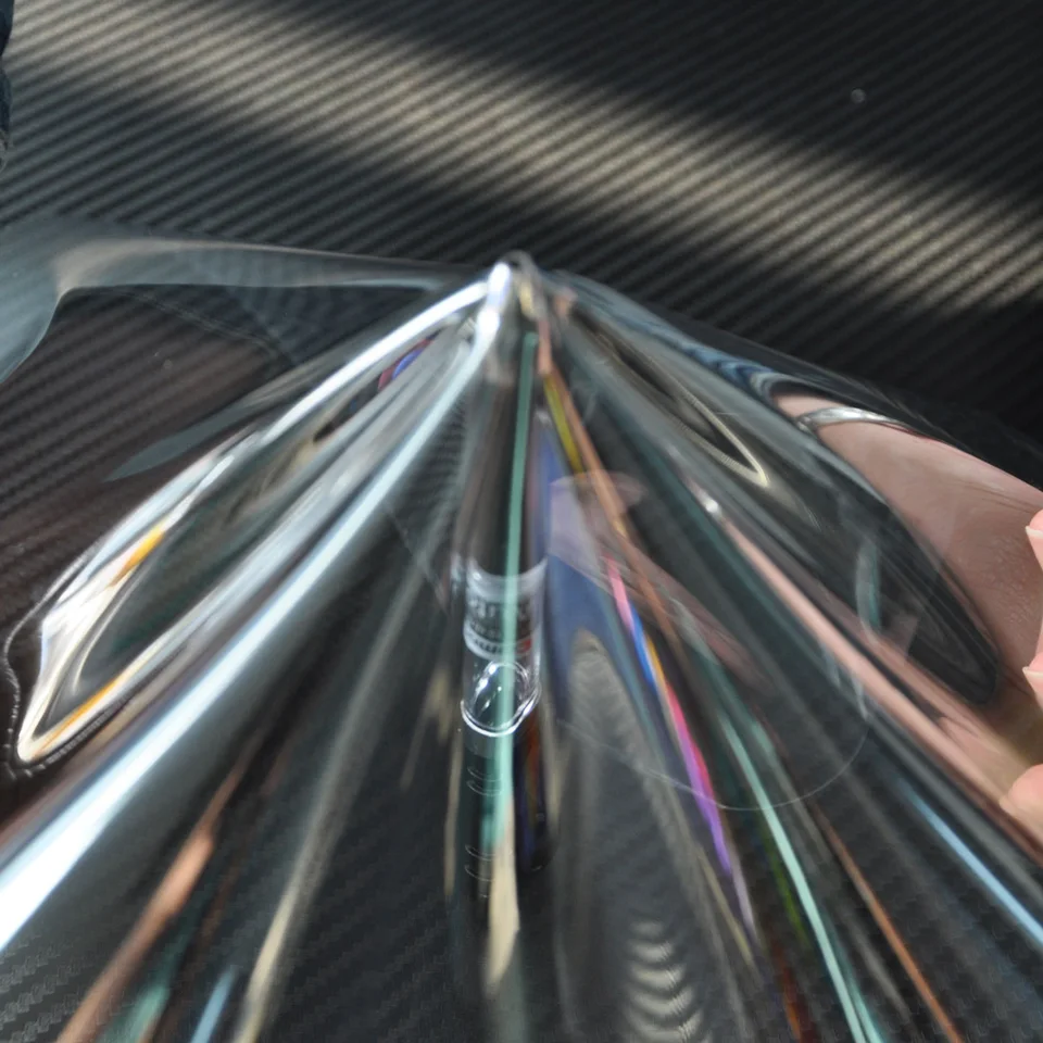 Film De Protection Transparent PPF 3 Couches Pour Voiture/Moto - Brillant, Anti-Rayures