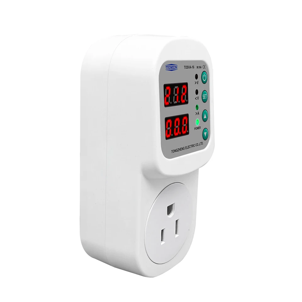 thumbnail image 2 of Automatic Voltage Protector Socket AC 110V/220V, 16A Surge Protector 2 of 14