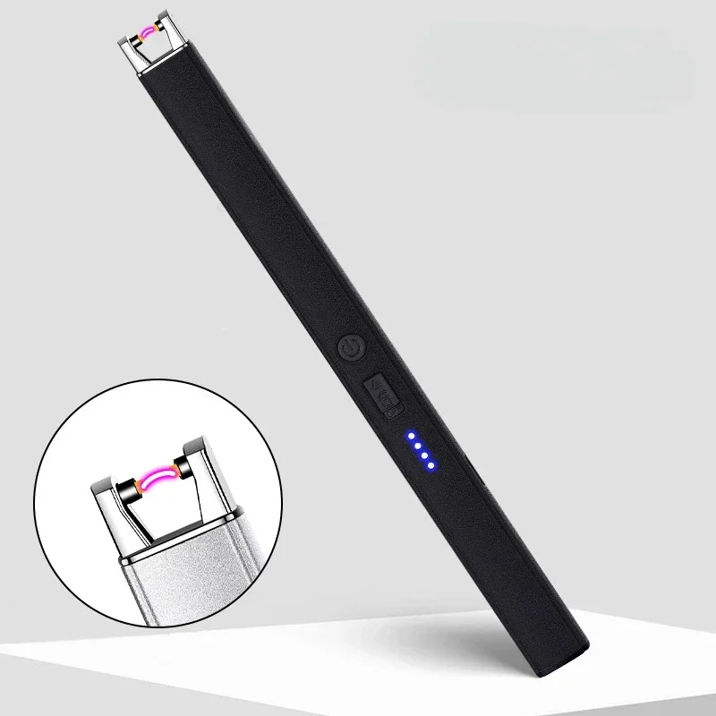 Gas Lighter Long smart pulse igniter household aromatherapy candle gas stove ignition stick USB rechargeable arc