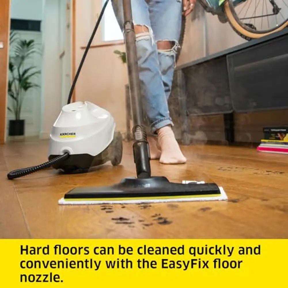 Multi-Purpose SC3 Steam Cleaner w/Attachments Powerful Chemical-Free Heat-Up Steamer Grout Tile Hard Surfaces Deep Clean Kills 5