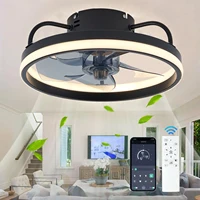 Ceiling Fans With Remote Control and Light LED Lamp Fan Smart Silent Ceiling Fans For Bedroom Living Room Decor Ceiling Lamp 1