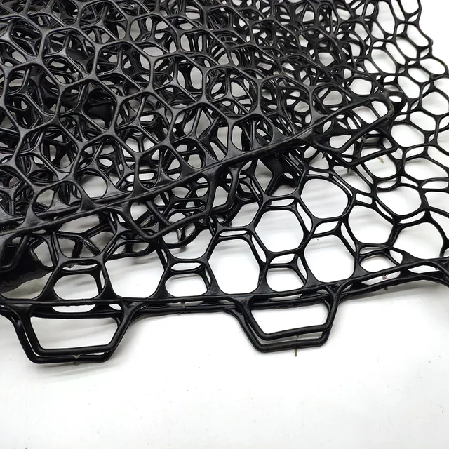 Hand Net Head Depth:55/65cm Diameter:48cm Landing Net PVC Material Outdoor Fishing accessories Black Without Ring 3