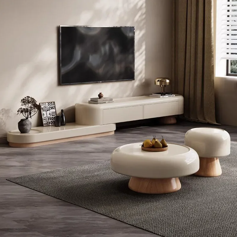 

Desk Modern Tv Cabinet Living Room Night Stand Entertainment CenterTv Stand White Smart Muebles Para Casa Luxury Furniture