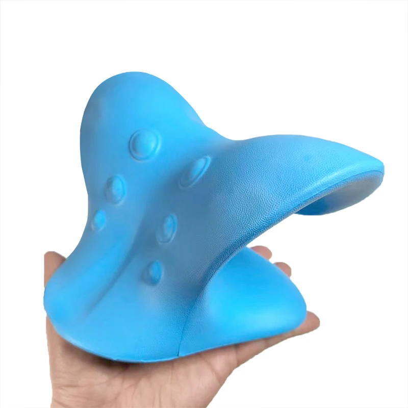 Cervical Traction Device For Spine Alignment Chiropractic Pillow For TMJ And Headache Relief