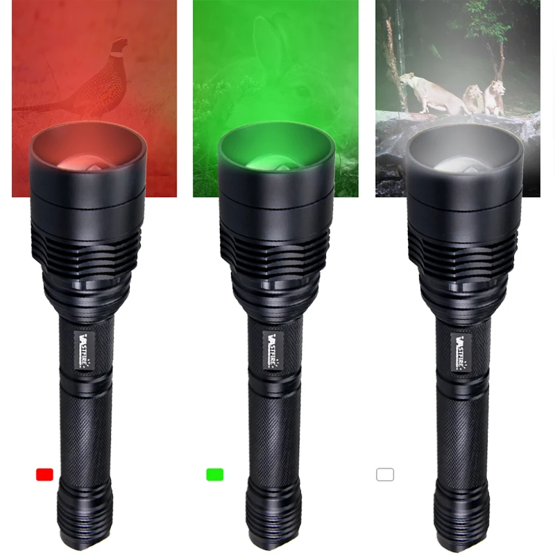 VASTFIRE 레드 그린 화이트 라이트 LED 전구 드롭 인 알약, LED 드라이버 램프 거치대 교체, C11 LED 손전등 토치 (토치 없음)