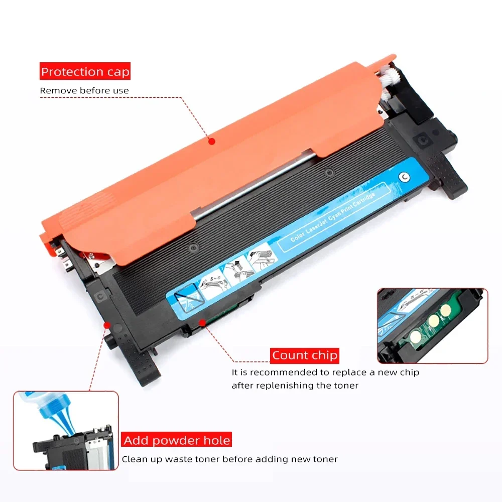 CLTK404S CLT-K404S CLT 404S 404 Toner Cartridge for Samsung Xpress SL C430 C430W C480 C480W C480FW C480FN SL-C480 SL-C480FW