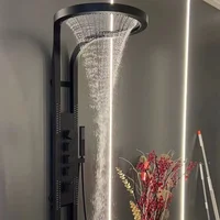 Circular Waterfall Shower Screen Shower Set, Copper Household Bathroom, Bathroom, Multi functional Shower #dgd353 1