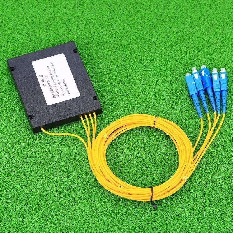 Ftth SC UPC 1x2 1x4 1x8  PLC Single Mode Fiber Optical Splitter FBT Optical Coupler 2