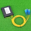 Ftth SC UPC 1x2 1x4 1x8  PLC Single Mode Fiber Optical Splitter FBT Optical Coupler 2