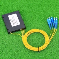 Ftth SC UPC 1x2 1x4 1x8  PLC Single Mode Fiber Optical Splitter FBT Optical Coupler 2