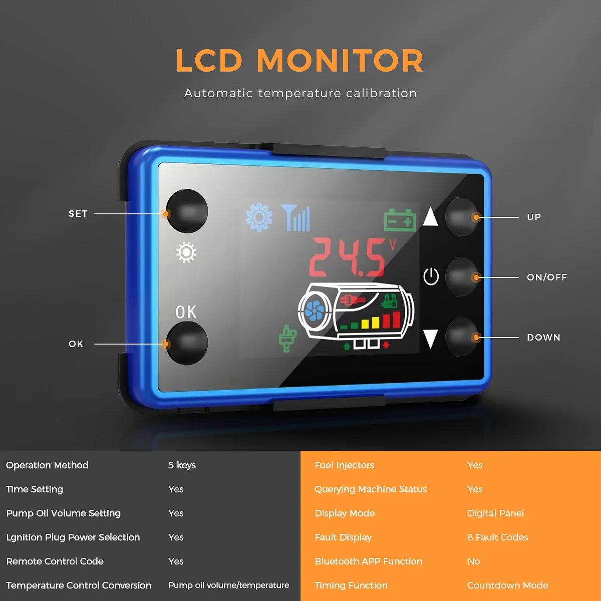 LCD      ,   , ڵ ƮϷ Ʈ   , 5KW, 12V