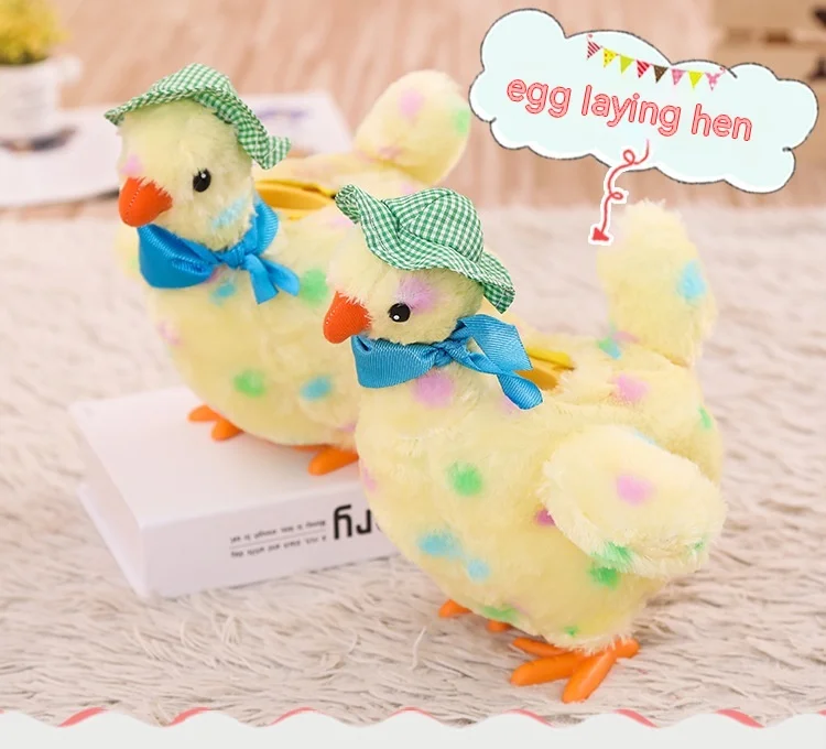 Children Toys Funny Electric Doll Hen Laying Eggs Chickens Crazy Singing Dancing Electric Pet Plush Toys Gifts For Kids