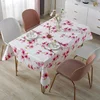 Flower Rose Plant 3d Table Cover Rectangular Table Cloth Waterproof Table Cover for Party Home Kitchen 5