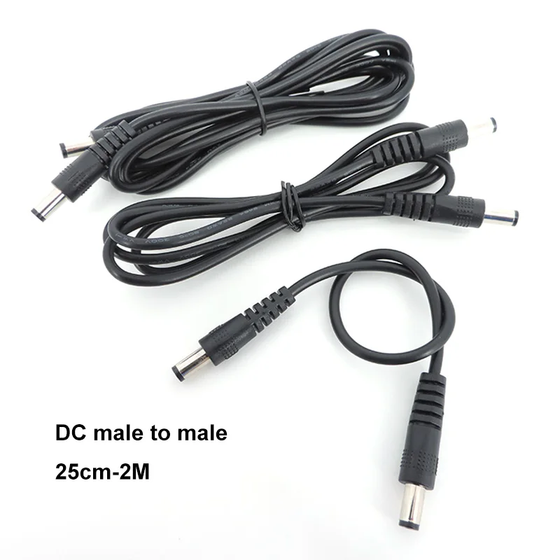 12V DC 5.5mmx2.1mm 22awg M/M Connector Extension Cable Plug Power Supply For CCTV Camera 0.5m/1M/2M wire connector terminals,wire connector,electrical connectors,power adapter plug,connector adapter,dc connectors,connector with cable,electrical connector,power plugs,cable adapter,power plug,cable connector,dc power adapter