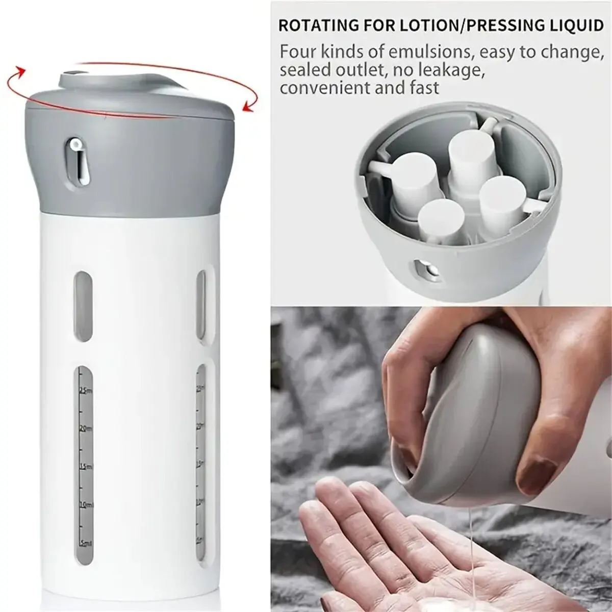 4-in-1 Travel Liquid Dispenser 4