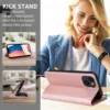 Leather Flip Phone Case For iPhone 15 14 Plus 13 Pro Max 11 Pro 12 Mini XR X XS Max 6 6S 7 8 Plus Luxury Magnetic Wallet Cover 6