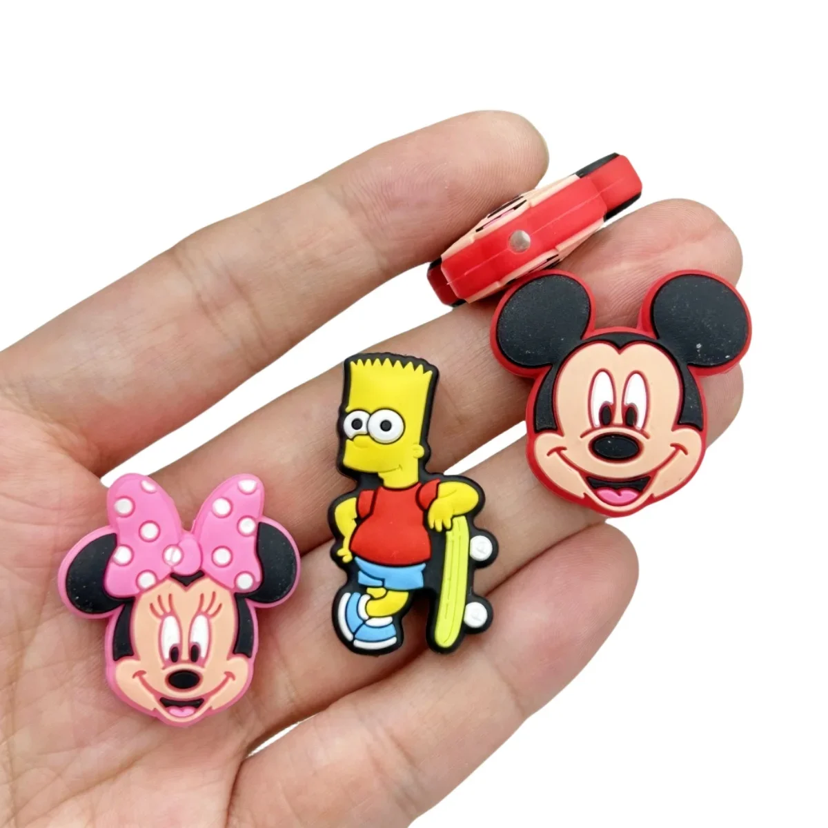 

10PC DIY Cartoon Mini Silicone Beads Nipple Chain Bead Pen Bead Jewelry Accessories Focal Bead Food Grade Silicon For Baby Toys