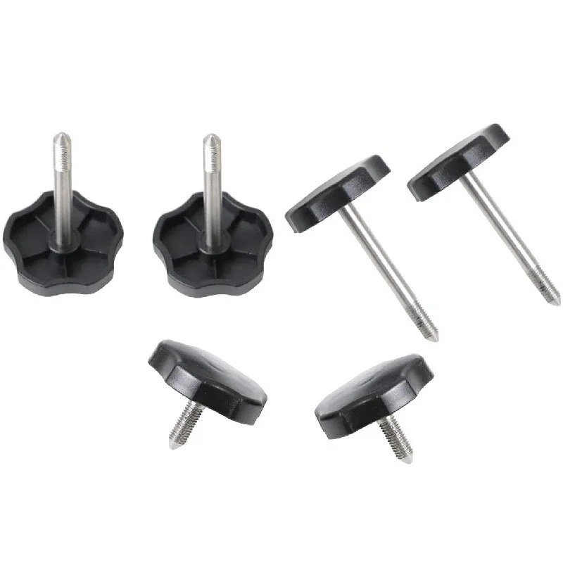 4/6Pcs Soft Top Window Frame Door Surround Knob Set Di Bulloni A Vite Con Perno Compatibile Per Jeep Wrangler Jk 2007-2018