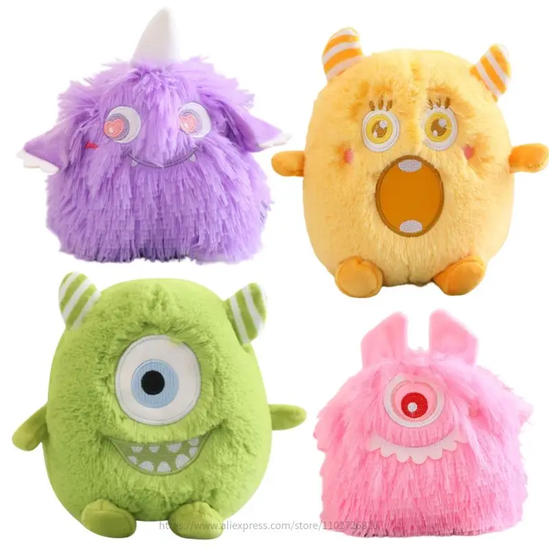 

24cm Kawaii Monster Doll Plush Toy Single Eye Cute Creative Funny Cartoon Movie TV Figure Halloween's Day Party Prop Gift Kids
