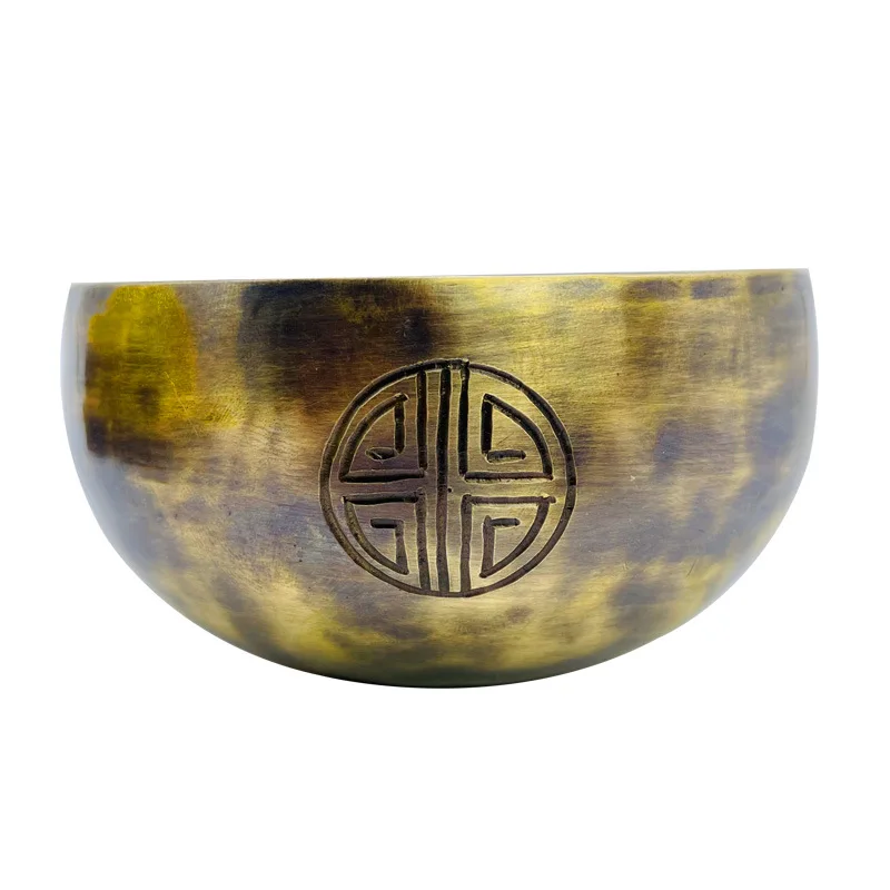 

Genuine Tibetan Shaving Key Bowls, Brass Singing Nepal Bowls, Ayurveda Musical Instruments for Yoga, Decorative Copper Singing