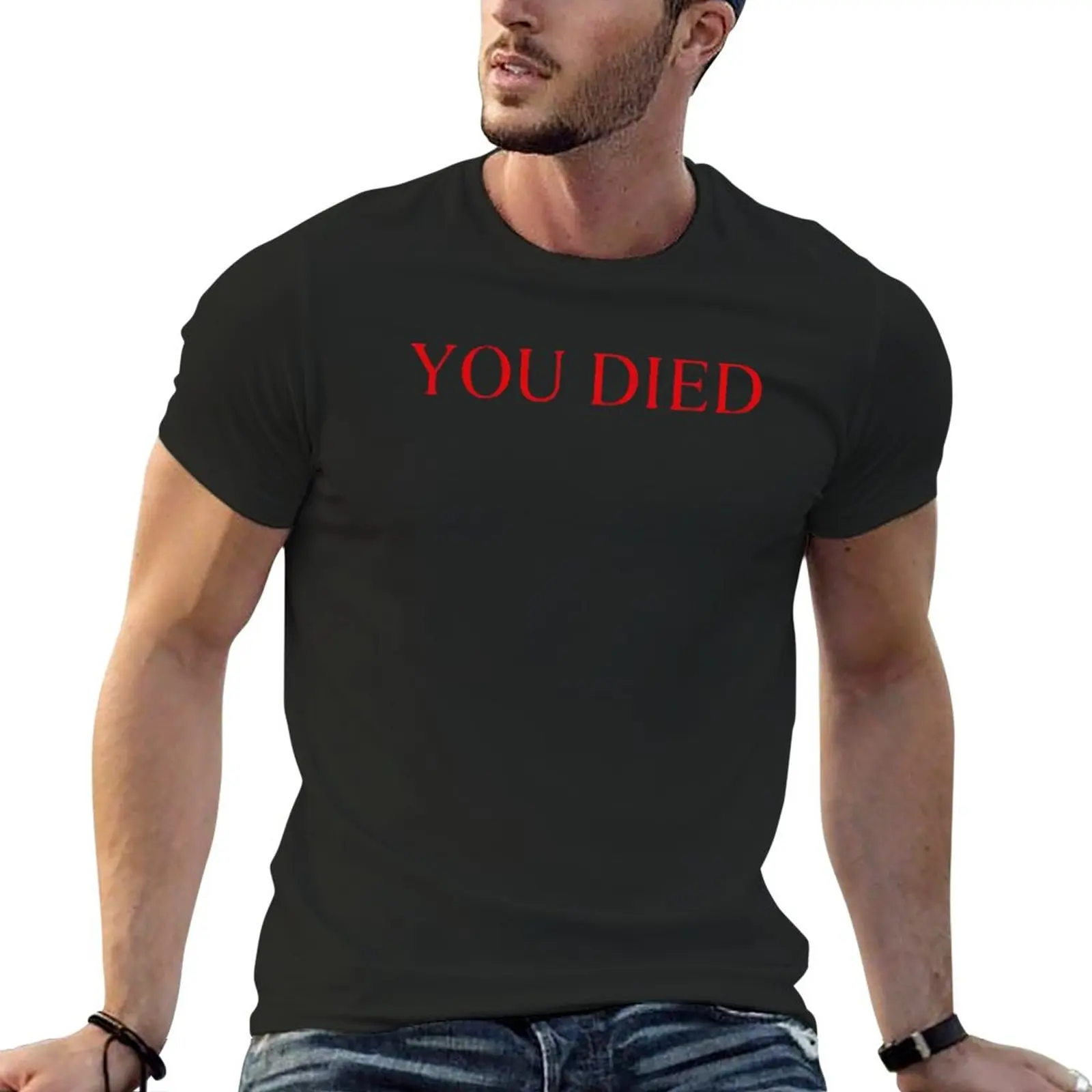 

Мужская футболка с надписью «YOU Dead»