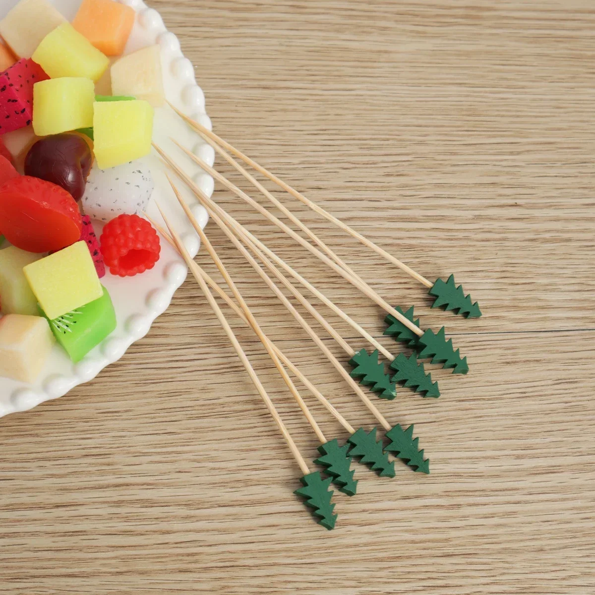 Christmas Tree Fruit Sign Portable Picks