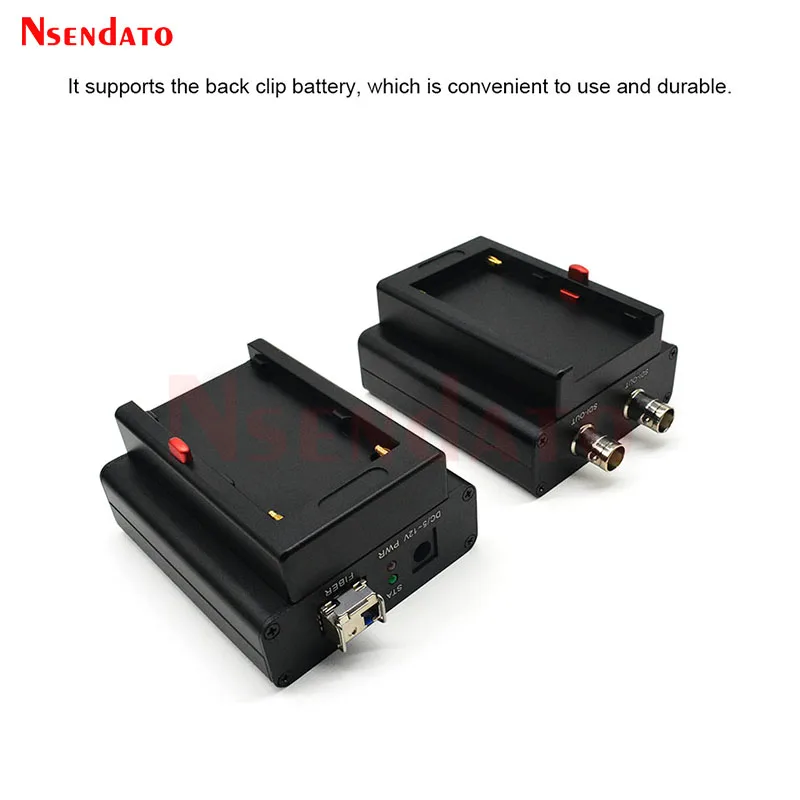 3G HD SDI Fiber Video Transmission System 20Km 1080P SDI to Fiber Optic Video Transmitter Receiver Kit Supoort Battery SDI Loop