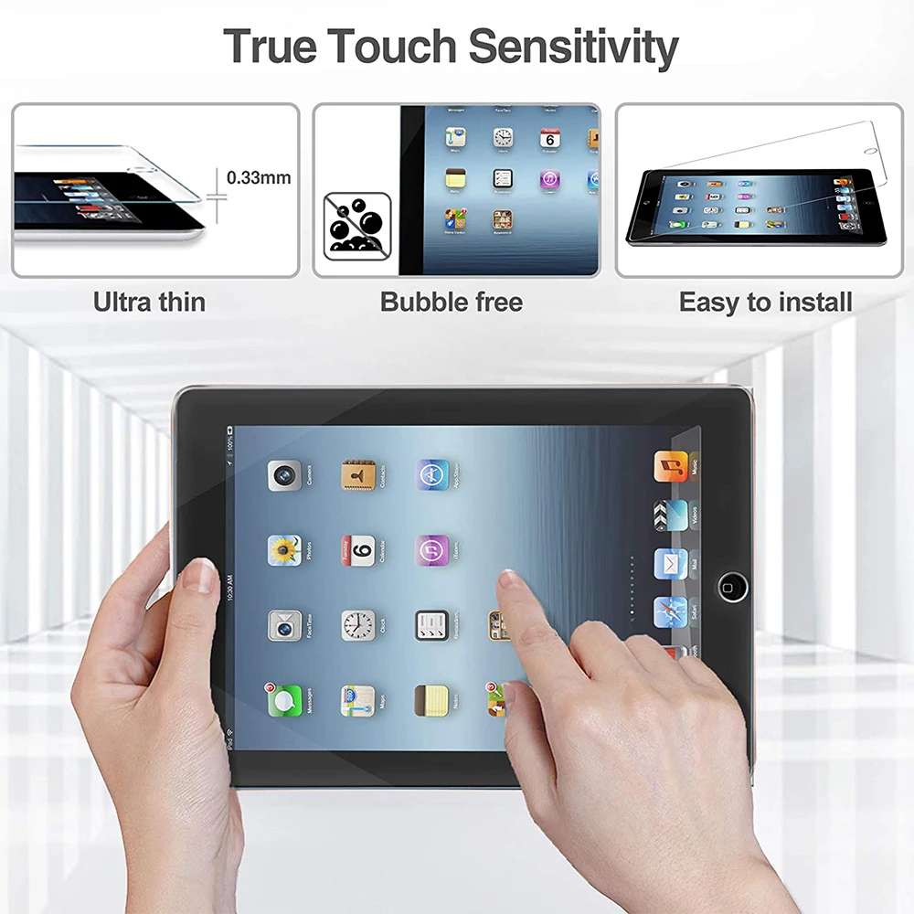 Tempered Glass Film Screen Protector for iPad 2 3 4 Protective Glass Film A1395 A1396 A1397 A1403 A1416 A1430 A1458 A1459 A1460 4