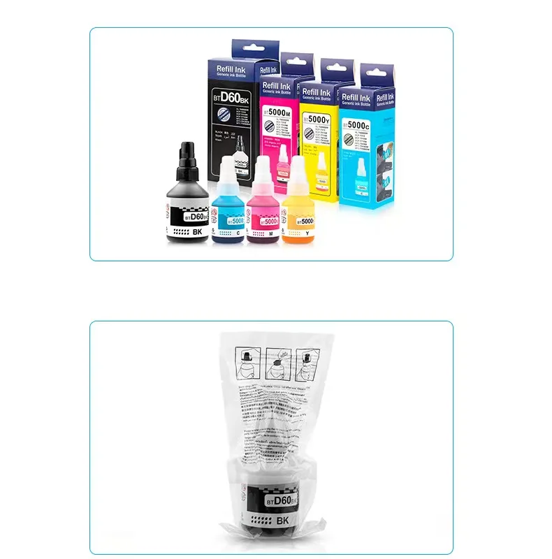 CISS Dye Ink Refill Kit For Brother DCP-T310 DCP-T510W DCP-T710W MFC-T810W MFC-T910W HL-T4000DW dye ink kit ink refill kit ink cartridge refill kit dye ink refill
