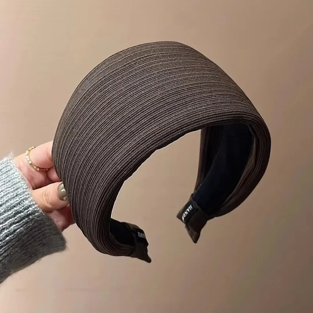 Wide Edge Hair Hoop - Solid Color Hairband