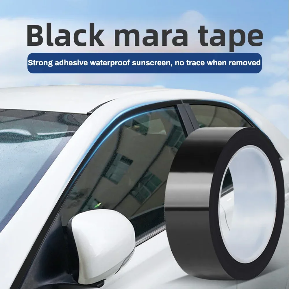 Black Light-blocking Tape, Special Car Modification, Headlight Sealing, Body Joint Protection, Waterproof Dustproof Tape