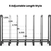Firewood Rack Outdoor Heavy Duty Fire Wood Racks Outdoor for Firewood Log Holder Wrought Iron Firewood Log Racks Stand Wood Pile 5
