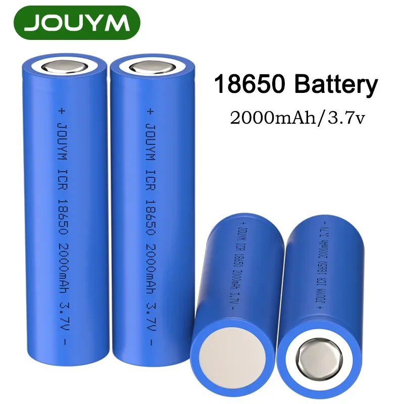 2000Mah 18650 Batteria 3.7 V Icr 18650 Batterie Ricaricabili Al Litio Cella Di Alimentazione