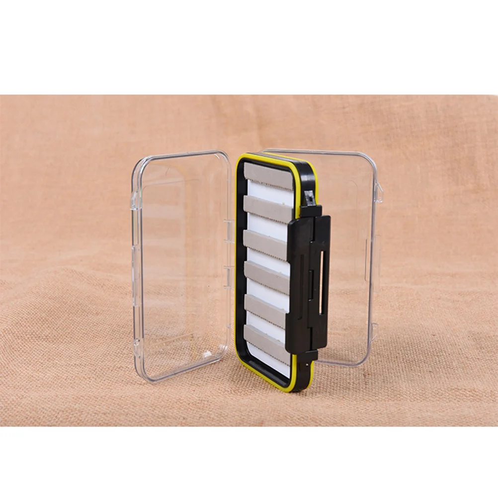 

Transparent Duoble Sides Fly Fishing Box Case Waterproof Fish Lure Spoon Hook Bait Tackle Box Case Fishing Accessories Large