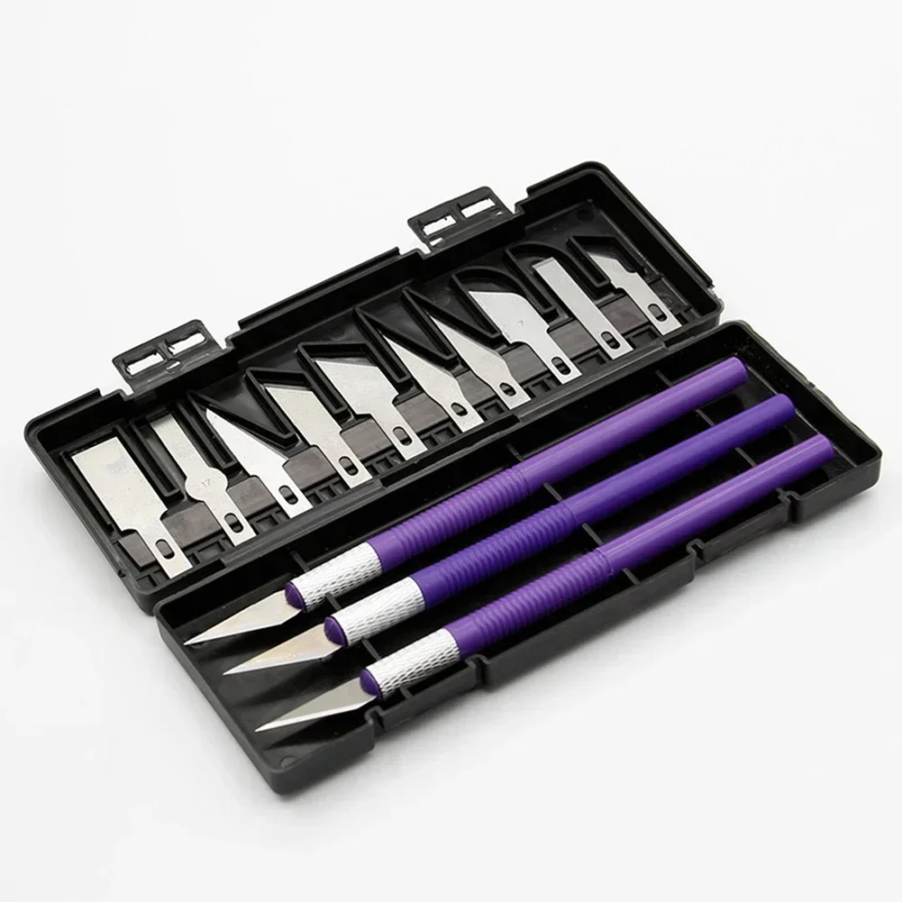Art Carving Cutter Paper Cutter Metal Blade Wood Carving Blade Replacement Scalpel 13Pcs/set craft knives craft cutter tool art knife wood carving knife scalpel knife blades surgical scalpel