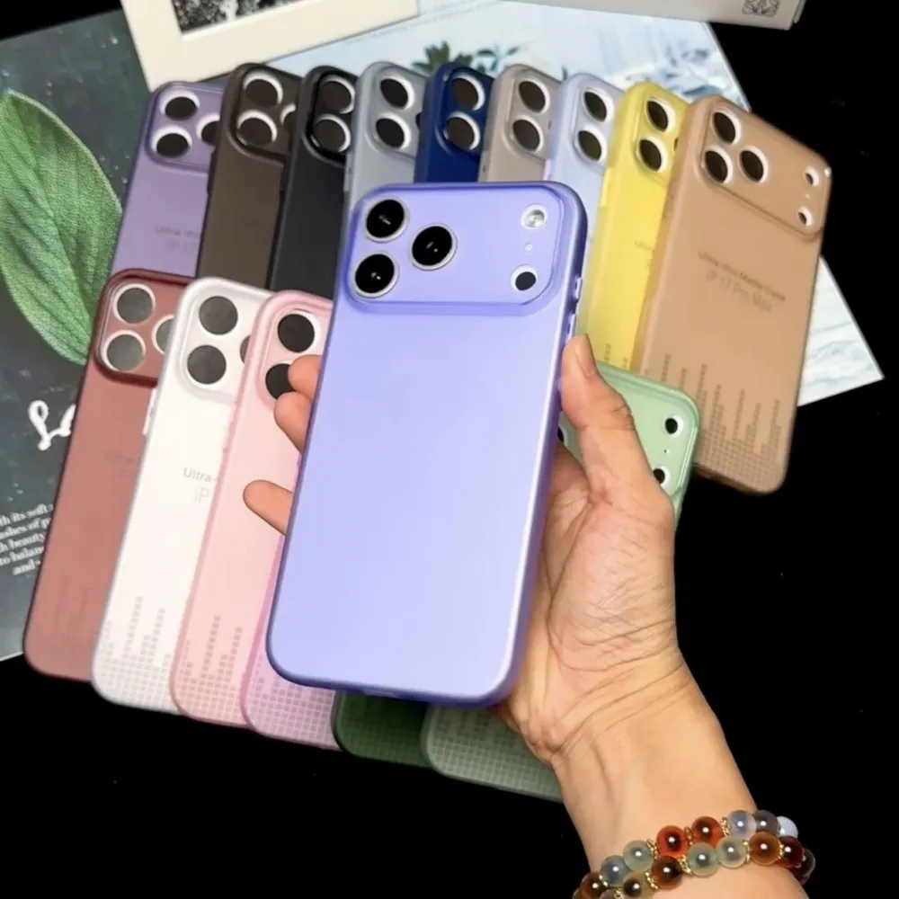 Ultra Thin Matte Translucent Phone Case - Shockproof Clear Slim Soft TPU Back Cover