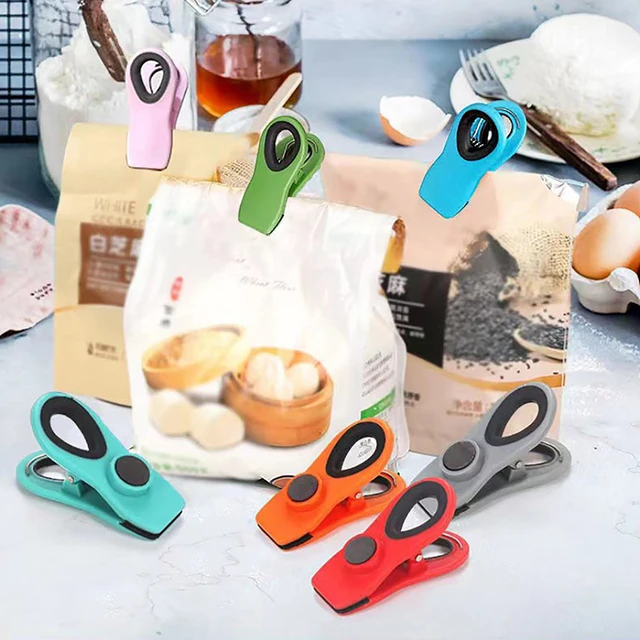 Large Chip Bag Clips Food Bag Clips Kitchen Clips for Refrigerator Food  Storage Packages Clip Clips for Home, Office, School - AliExpress